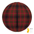 Red And Yellow Tartan Pattern Print Basketball