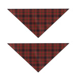 Red And Yellow Tartan Pattern Print Dog Bandana
