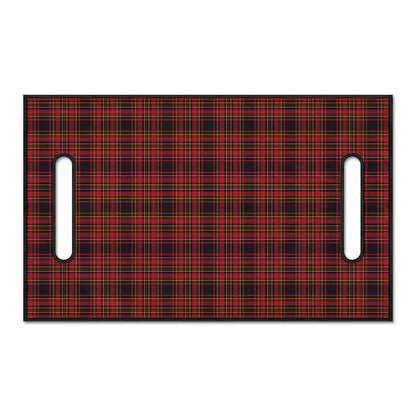 Red And Yellow Tartan Pattern Print Golf Cart Seat Cover
