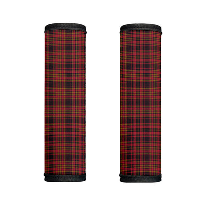 Red And Yellow Tartan Pattern Print Handle Covers
