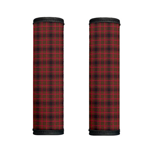 Red And Yellow Tartan Pattern Print Handle Covers