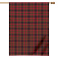 Red And Yellow Tartan Pattern Print House Flag