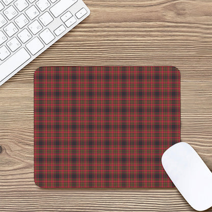 Red And Yellow Tartan Pattern Print Mouse Pad
