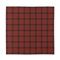 Red And Yellow Tartan Pattern Print Silk Bandana