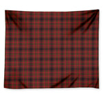Red And Yellow Tartan Pattern Print Tapestry