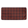 Red And Yellow Tartan Pattern Print Towel