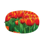 Red And Yellow Tulip Print Car Side Mirror Covers