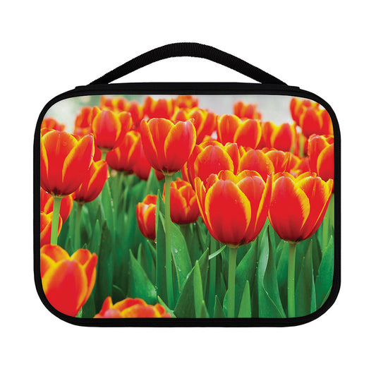 Red And Yellow Tulip Print Classic Bible Case