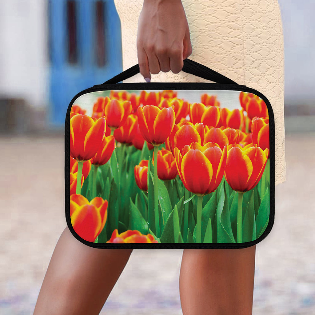 Red And Yellow Tulip Print Classic Bible Case