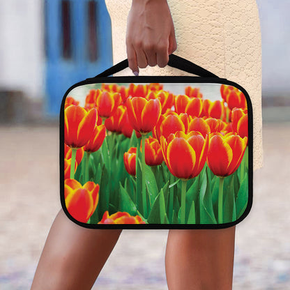 Red And Yellow Tulip Print Classic Bible Case