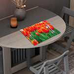 Red And Yellow Tulip Print Placemat
