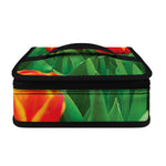 Red And Yellow Tulip Print Small Lunch Bag