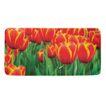 Red And Yellow Tulip Print Towel