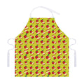Red Apple Fruit Pattern Print Adjustable Apron