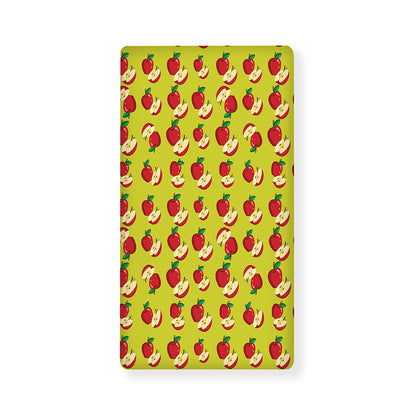 Red Apple Fruit Pattern Print Baby Crib Sheet