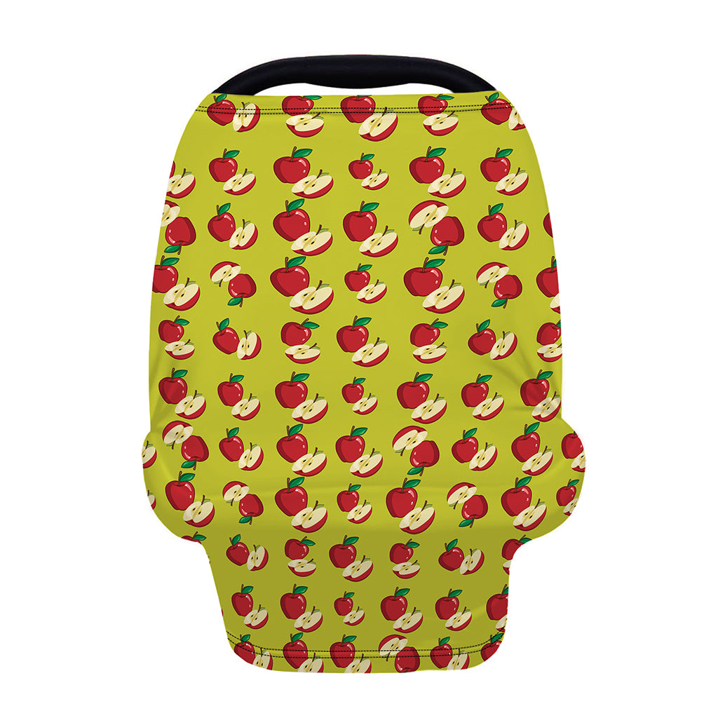 Red Apple Fruit Pattern Print Baby Seat Cover