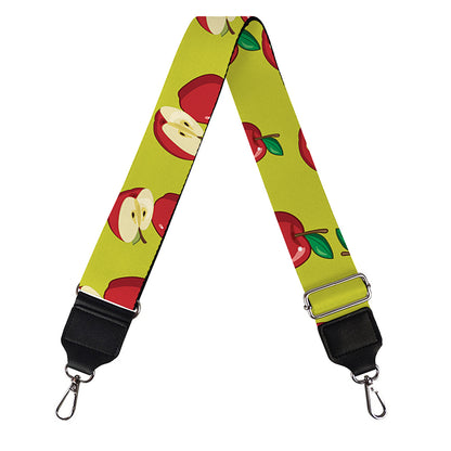 Red Apple Fruit Pattern Print Bag Strap