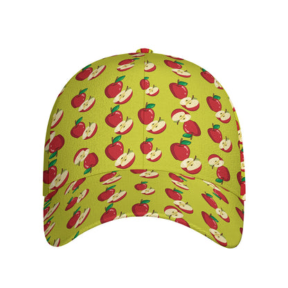 Red Apple Fruit Pattern Print Baseball Cap