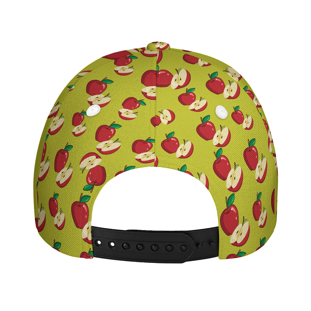 Red Apple Fruit Pattern Print Baseball Cap