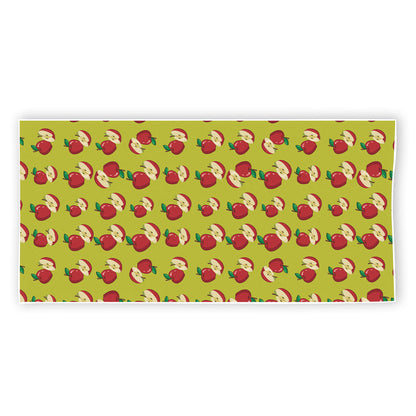Red Apple Fruit Pattern Print Beach Towel