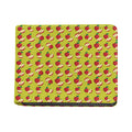 Red Apple Fruit Pattern Print Bifold Wallet