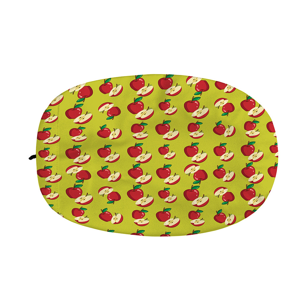 Red Apple Fruit Pattern Print Car Side Mirror Covers