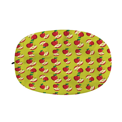 Red Apple Fruit Pattern Print Car Side Mirror Covers