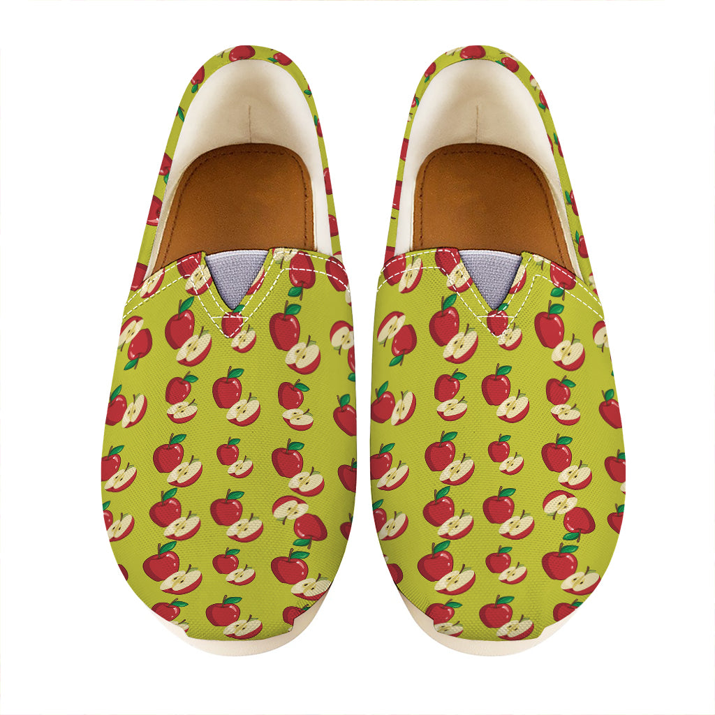 Apple Pattern Women’s Slip-On 2024 Shoes