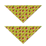 Red Apple Fruit Pattern Print Dog Bandana
