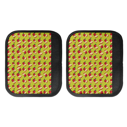 Red Apple Fruit Pattern Print Handle Covers