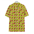 Red Apple Fruit Pattern Print Hawaiian Shirt