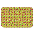 Red Apple Fruit Pattern Print Indoor Door Mat