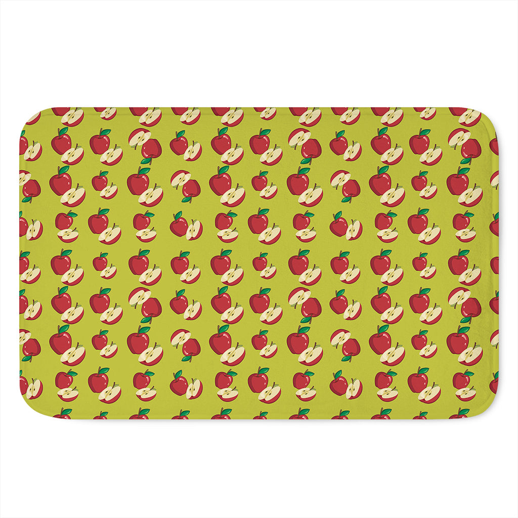 Red Apple Fruit Pattern Print Indoor Door Mat