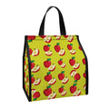 Red Apple Fruit Pattern Print Insulated Lunch Tote