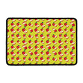 Red Apple Fruit Pattern Print Kitchen Mat