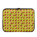 Red Apple Fruit Pattern Print Laptop Sleeve