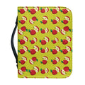 Red Apple Fruit Pattern Print Leather Bible Cover