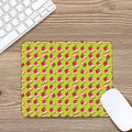 Red Apple Fruit Pattern Print Mouse Pad