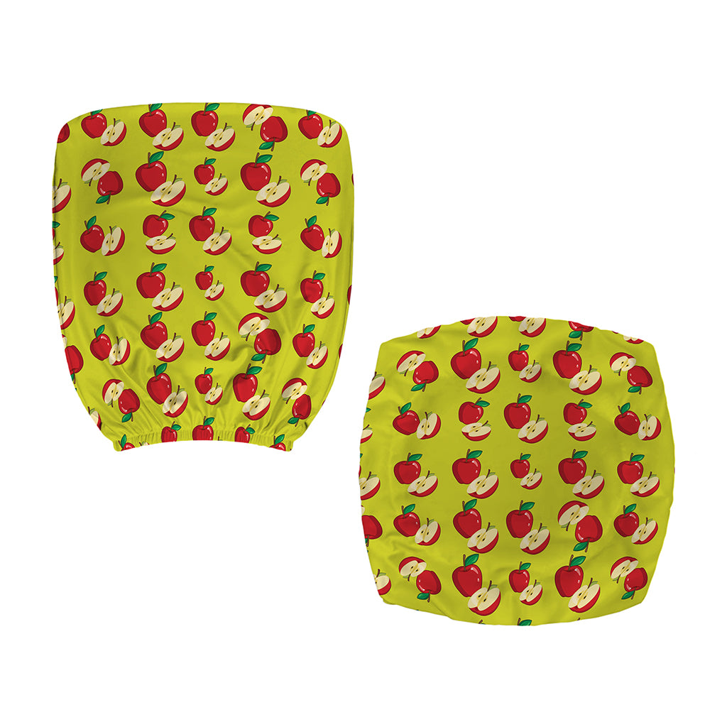 Red Apple Fruit Pattern Print Office Chair Cover