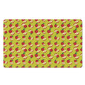 Red Apple Fruit Pattern Print Polyester Doormat