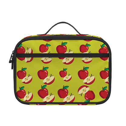 Red Apple Fruit Pattern Print Portable Lunch Bag