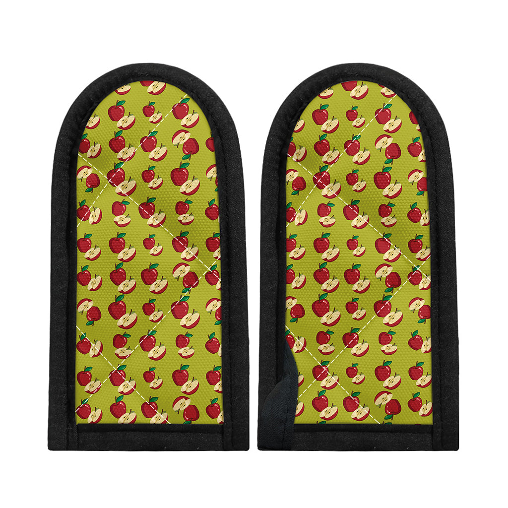 Red Apple Fruit Pattern Print Skillet Handle Cover
