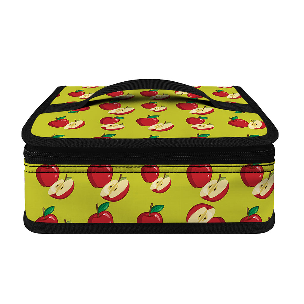 Red Apple Fruit Pattern Print Small Lunch Bag