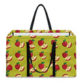 Red Apple Fruit Pattern Print Utility Tote Bag