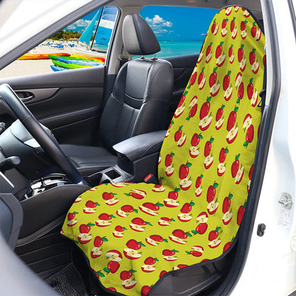 Red Apple Fruit Pattern Print Waterproof Car Seat Cover
