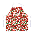 Red Apple Pattern Print Adjustable Apron