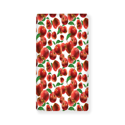 Red Apple Pattern Print Baby Crib Sheet