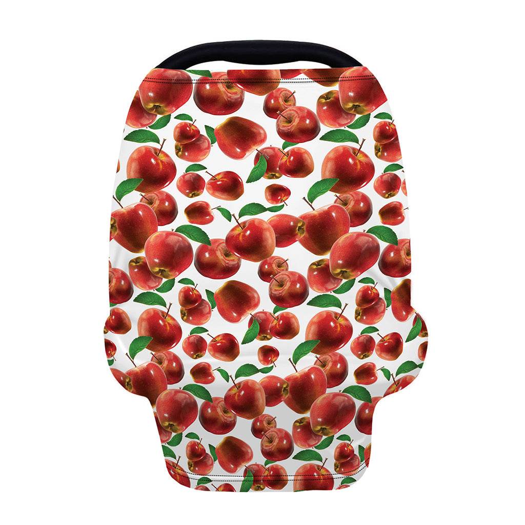 Red Apple Pattern Print Baby Seat Cover
