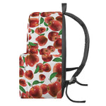 Red Apple Pattern Print Backpack
