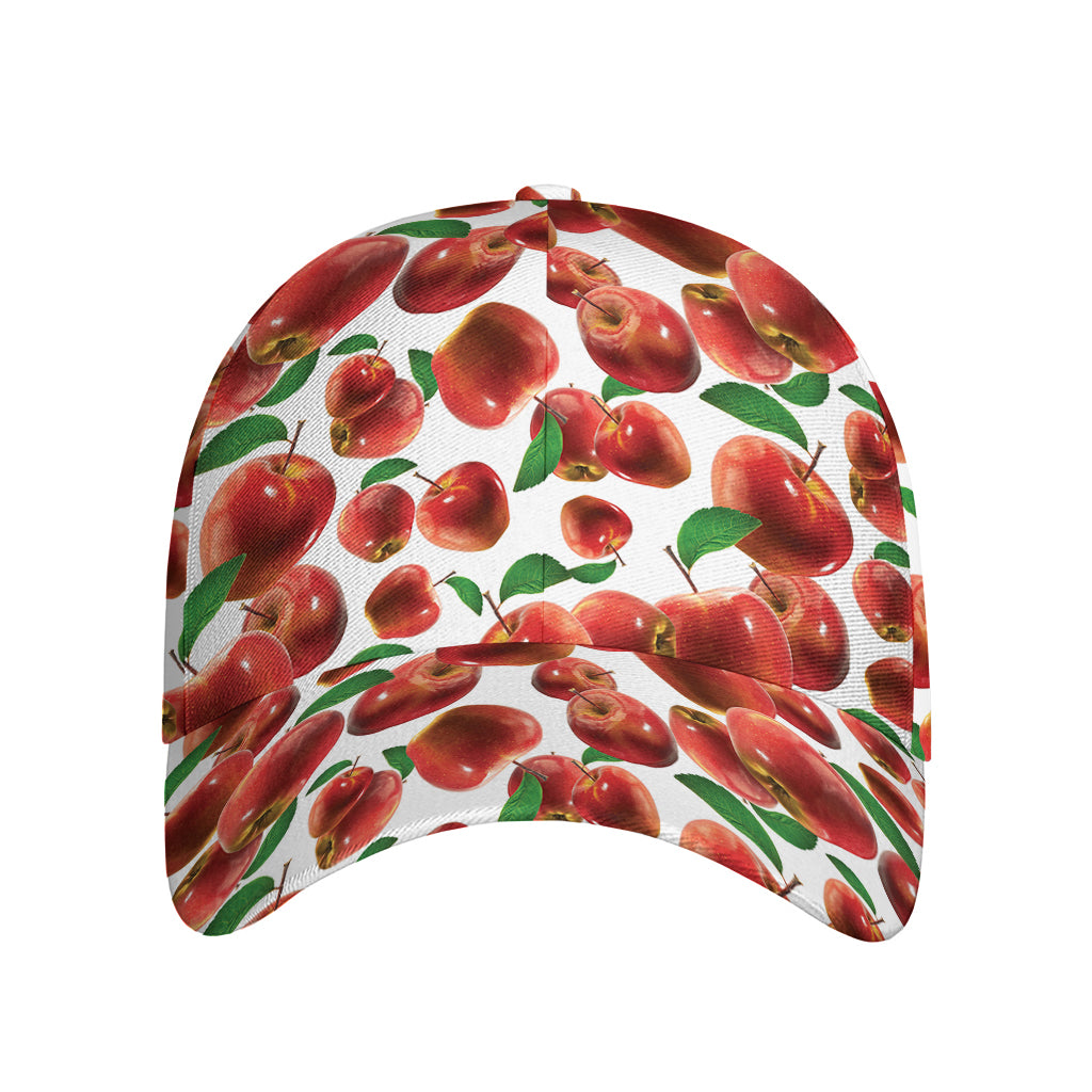 Red Apple Pattern Print Baseball Cap